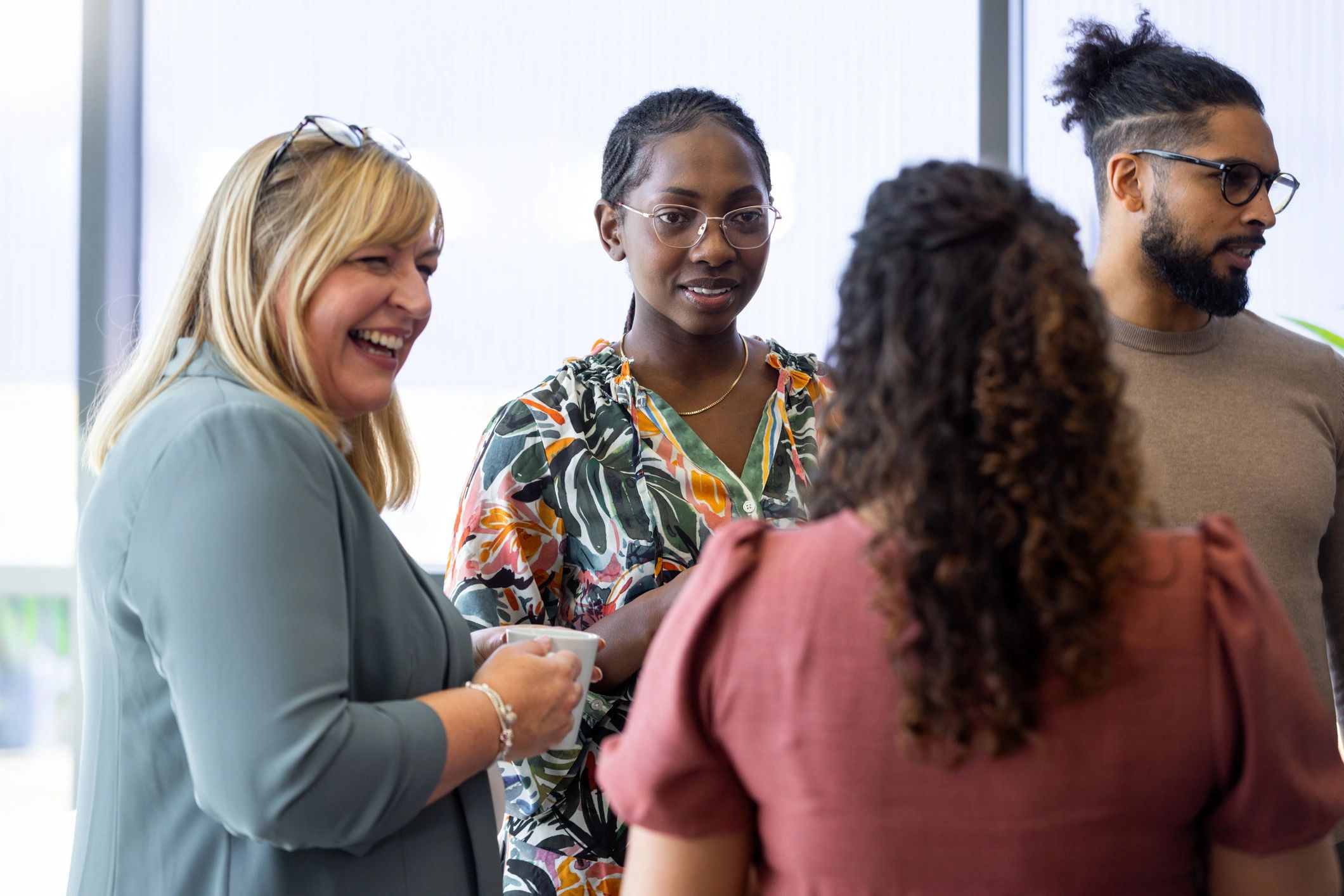 Business team meeting in a modern conference room